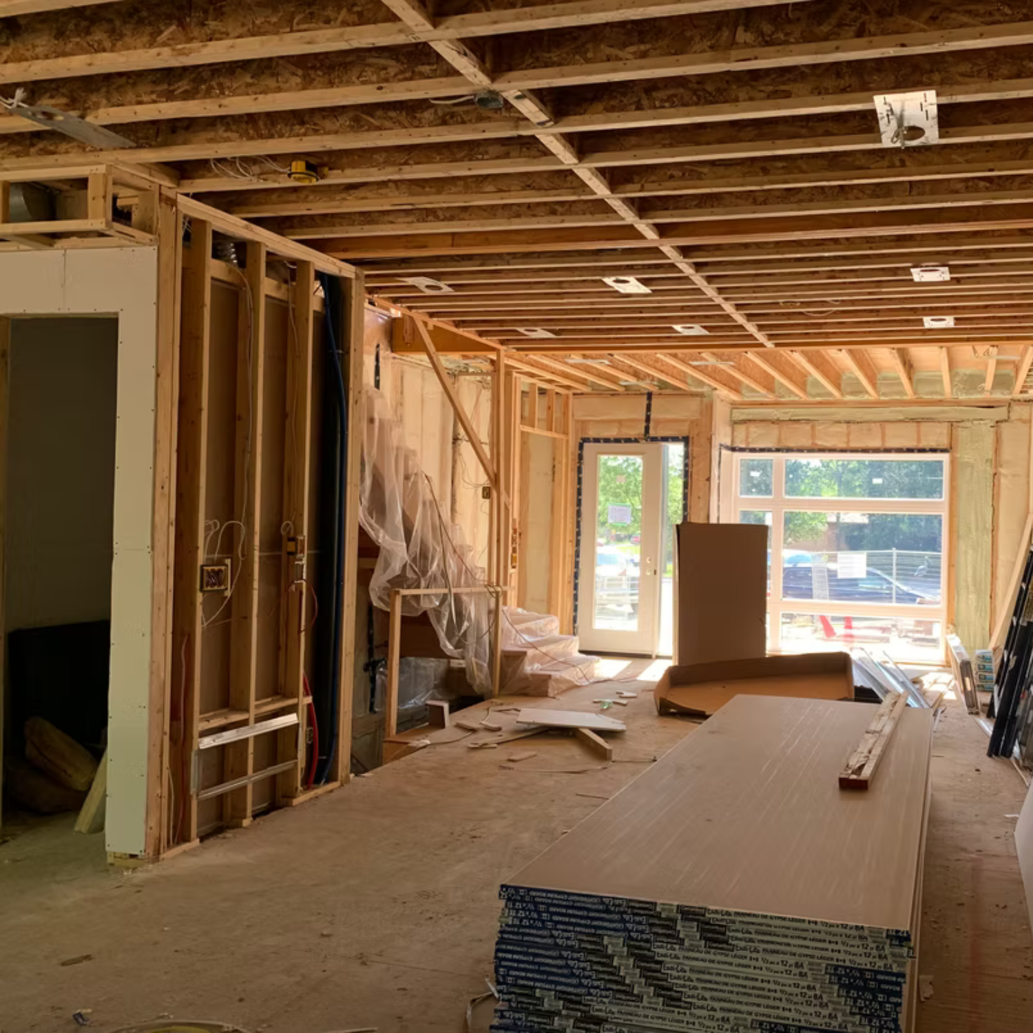 Full house build by Hanlon Homes