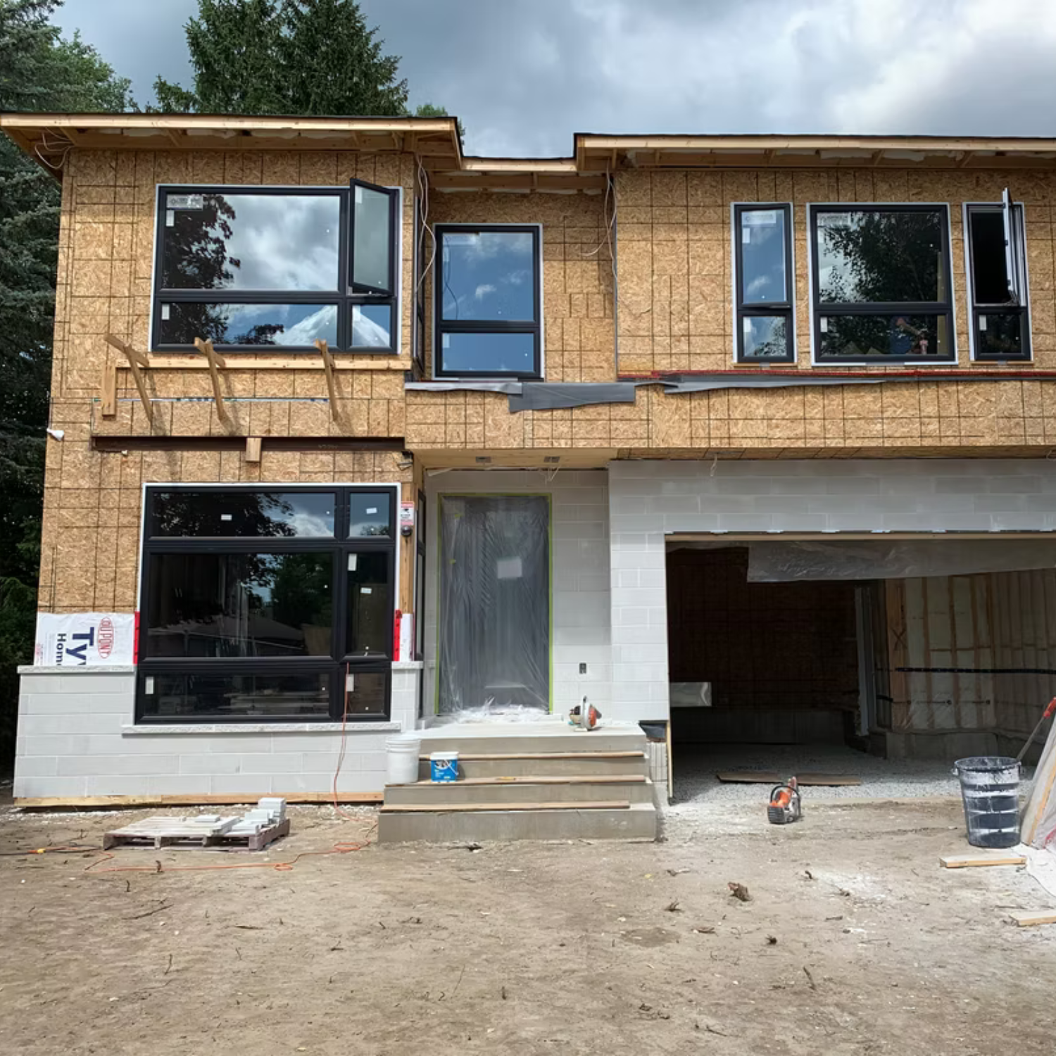 Full house build by Hanlon Homes