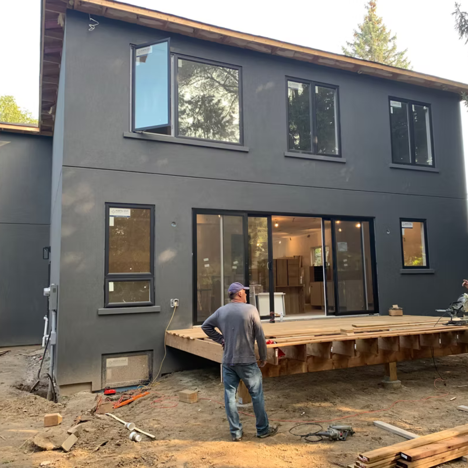 Full house and deck build by Hanlon Homes